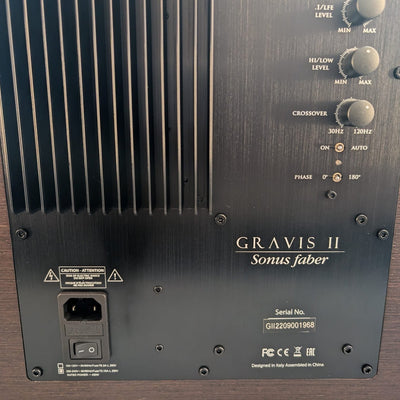 Sonus Faber Gravis II Subwoofer - Ex-Demonstration