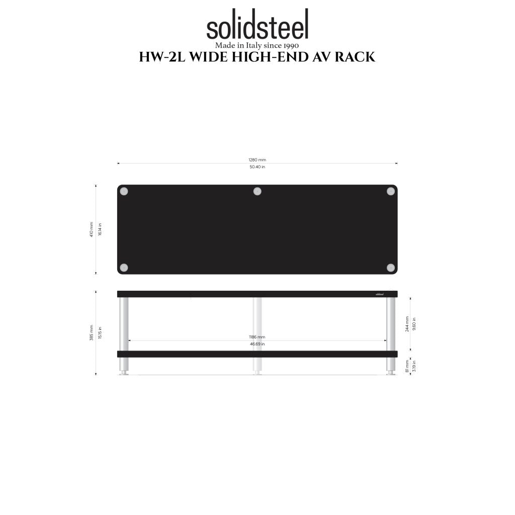 Solidsteel HW Series Hi-Fi Rack