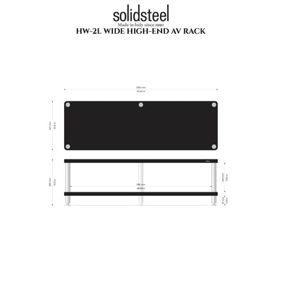 Solidsteel HW Series Hi-Fi Rack